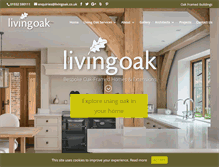 Tablet Screenshot of livingoak.co.uk